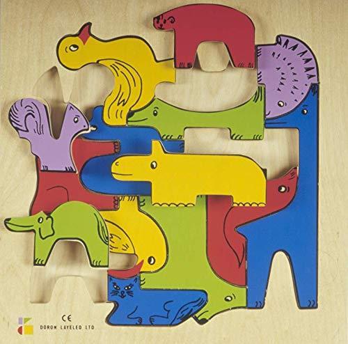 BSM- Puzzle in legno"Le Zoo" E72511810, multicolore