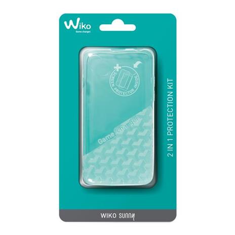 Wiko WI-COVSUNNY-BLK custodia per cellulare 10,2 cm (4") Cover Trasparente