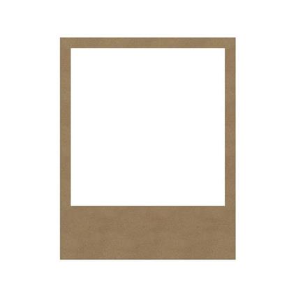 Cornice per photobooth in legno MDF da decorare - 62 x 49 cm