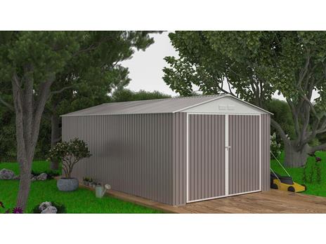 Garage in metallo NEVADA con porta battente - 18,56 m² - 2