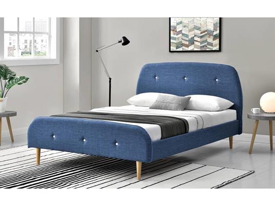 Letto Una Piazza E Mezza Zinus Nicholas 120x190cm | Struttura Metallica Con Testiera | Altezza 31cm | Nero - Foto 8