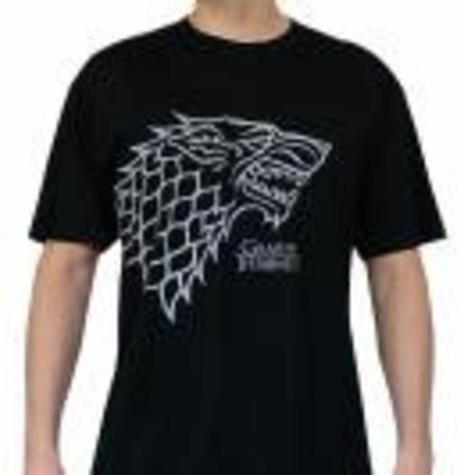 Game Of Thrones. T-shirt Stark Man Ss Black. Basic Medium - 3