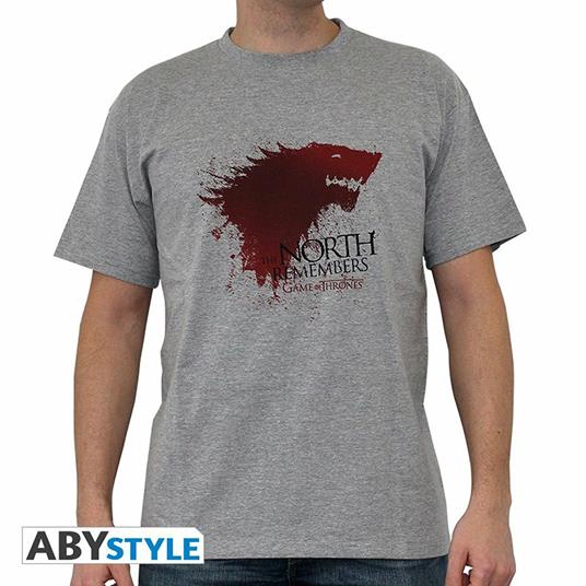 T-Shirt Basic Game of Thrones. The North Remembers - 3