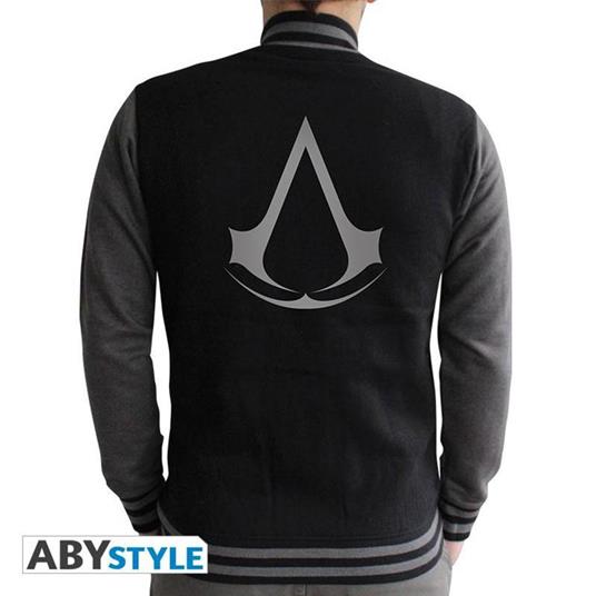 Assassin'S Creed. Jacket. Crest Man Black/Dark Grey Small