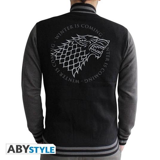 Game Of Thrones. Jacket. Stark Man Black/Dark Grey Double Xl - 2