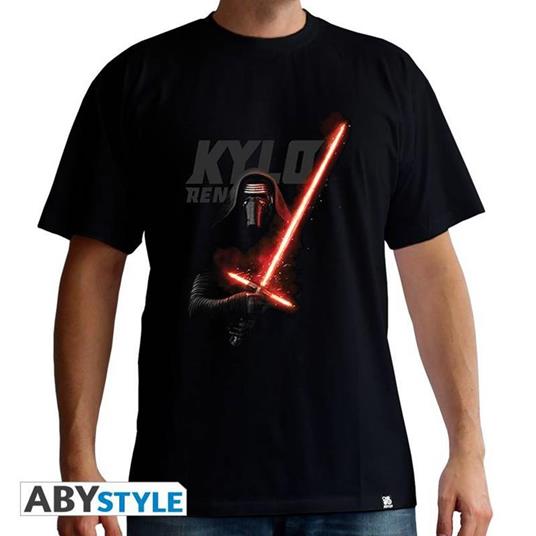Star Wars. T-shirt Kylo Ren Man Ss Black. Basic Medium - 2
