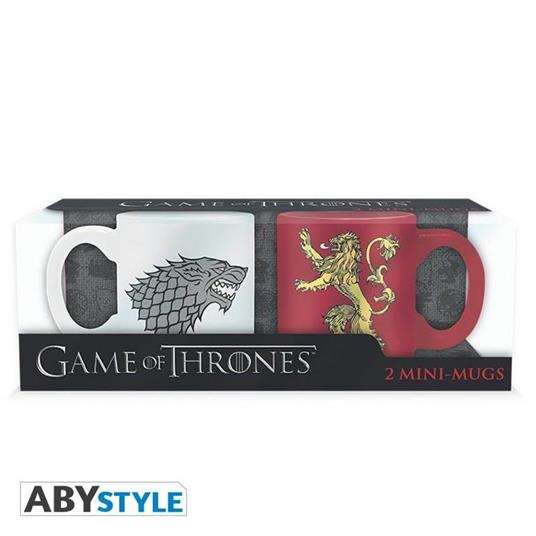 Set 2 Mini Tazze TdS - Stark & Lannister