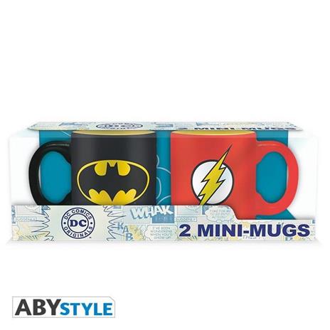 Set 2 Mini Tazze DC - Batman & Flash - 2