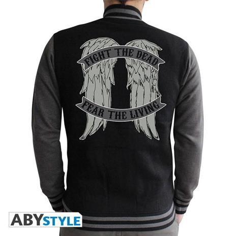 The Walking Dead. Jacket. Angel Wings Homme Black/Drk Gry Small