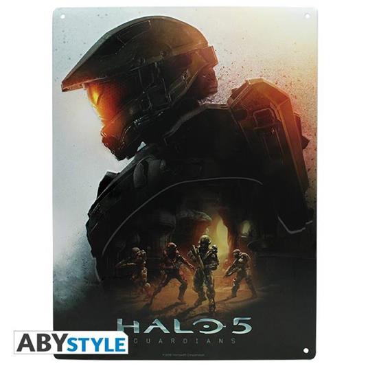 Halo. Metal Plate Keyart (28X38) With Hook