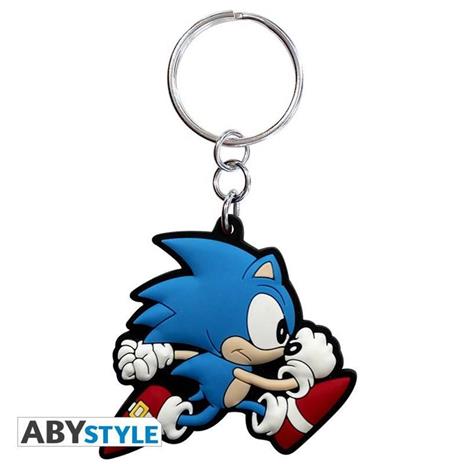 Portachiavi SONIC. PVC Sonic run
