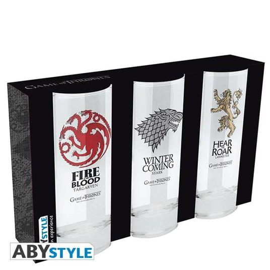 Set 3 Bicchieri Game Of Thrones