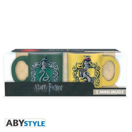 Set 2 Mini Tazze HP-Slytherin&Hufflepuff