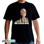 One Punch Man. T-shirt Saitama Fun Man Ss Black. Basic Large