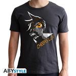 Overwatch. T-shirt Tracer Man Ss Dark Grey. New Fit Extra Large