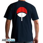 Naruto Shippuden. T-shirt Uchiha Man Ss Navy. Basic Double Xl