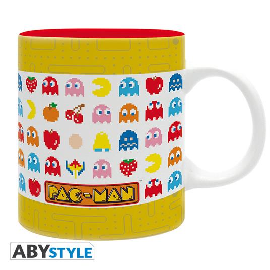 Pac-Man. Mug. 320 Ml. Pixel. Subli. With Box X2