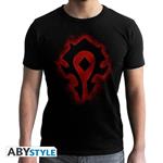 World Of Warcraft. T-shirt Horde. Man Ss Black. New Fit Extra Small