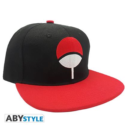 Naruto Shippuden. Snapback Cap. Black & Red. Uchiha