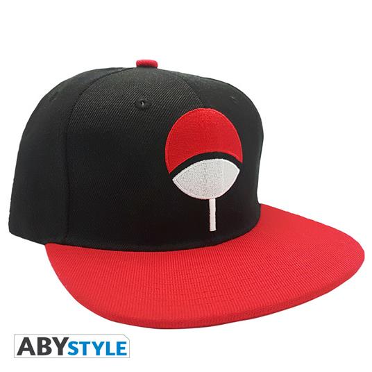 Naruto Shippuden. Snapback Cap. Black & Red. Uchiha