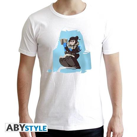 Overwatch. T-shirt Mei Man Ss White. New Fit Double Xl