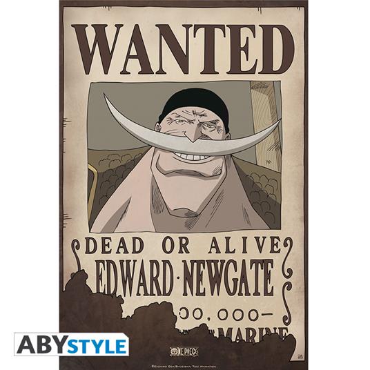 One Piece. Poster Wanted Edward Newgate (52X35) - 2