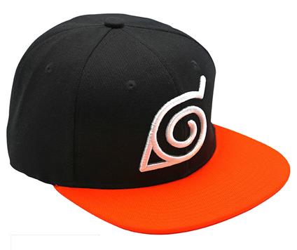 Cappello Naruto. Black & Orange