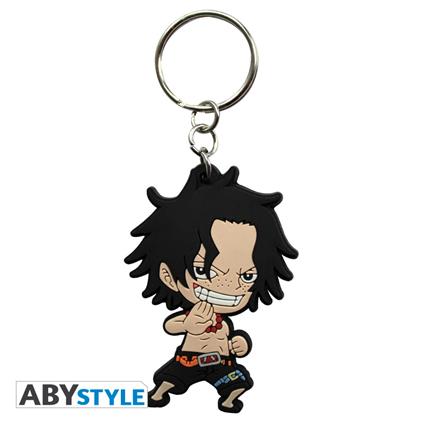 One Piece. Keychain Pvc "Ace Sd" X4