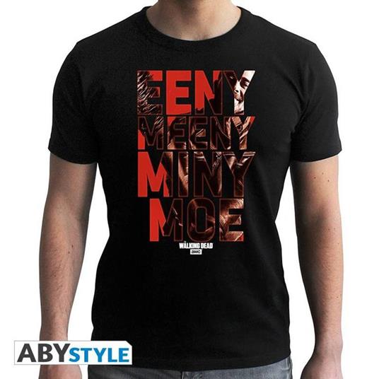 The Walking Dead. T-shirt Eeny Meeny Man Ss Black. Basic Medium - 2