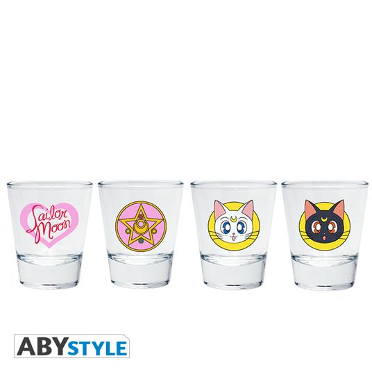 Sailor Moon. Shot Glass "Emblem" X2