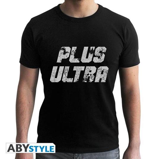 My Hero Academia. T-shirt Plus Ultra Man Ss Black. New Fit Medium - 2