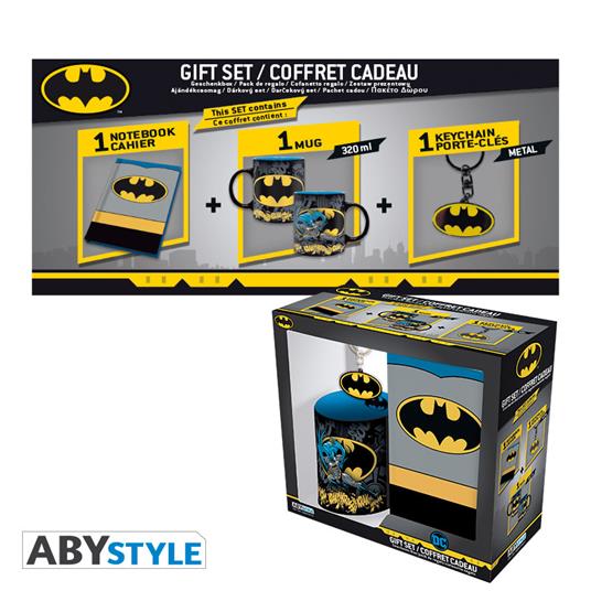 Dc Comics. Pck Mug320Ml + Keyring + Notebook "Batman"