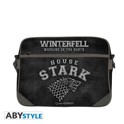 Game Of Thrones. Messenger Bag Full Print "House Stark". Vinyl