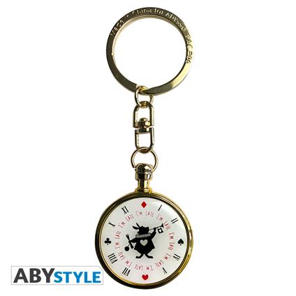 Disney. Keychain 3D "Alice/ RabbitS Clock" X2