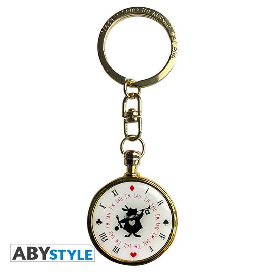 Disney. Keychain 3D "Alice/ RabbitS Clock" X2