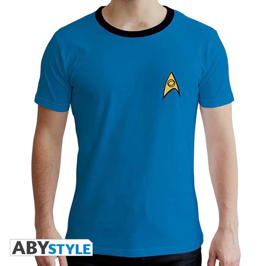 T-Shirt Unisex Tg. L Star Trek: Crew White Premium
