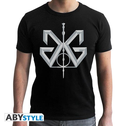 T-Shirt Unisex Tg. M Fantastic Beasts: Grindelwald Black New Fit