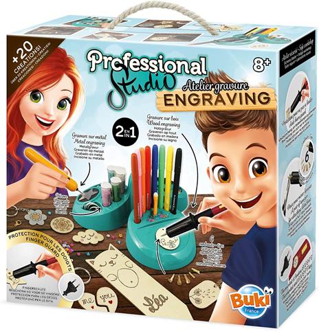 Laboratorio Professionale Di Incisione Gioco Per Bambini 8+ Buki