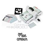 Macchina Sizzix Big Shot + Stampo da taglio Mon amour