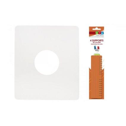 Supporto per stampo in lattice Ø 8 cm + 4 supporti a zeppa