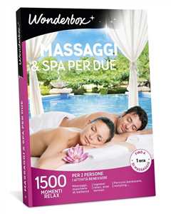 Idee regalo Cofanetto Massaggi & Spa Per Due. Wonderbox Wonderbox Italia