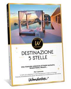 Idee regalo Cofanetto Destinazione 5 stelle. Wonderbox Wonderbox it