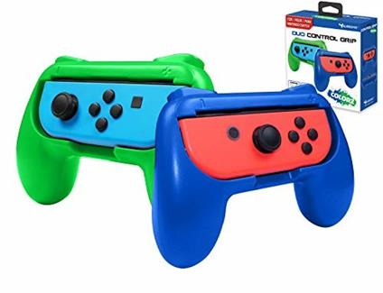 Subsonic Impugnature Controllers, 2 Maniglie Comfort Grip per Joy Cons, Blu/Verde Nintendo Switch