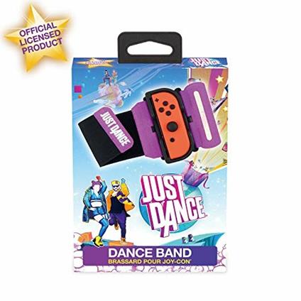 Subsonic Just Dance 2020 Dance Band Brazalete de control, Correa elástica ajustable con espacio para Joy-Con izquierdo o derecho, Accesorio con licencia oficial Just Dance (Nintendo Switch)