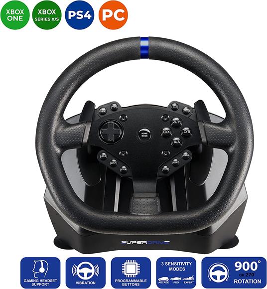 Volante con volante wireless Speed Wheel per Xbox 360 usate per 20