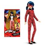 Bandai – miraculous – bambola con paillette – marinette – bambola articolata da 26 cm