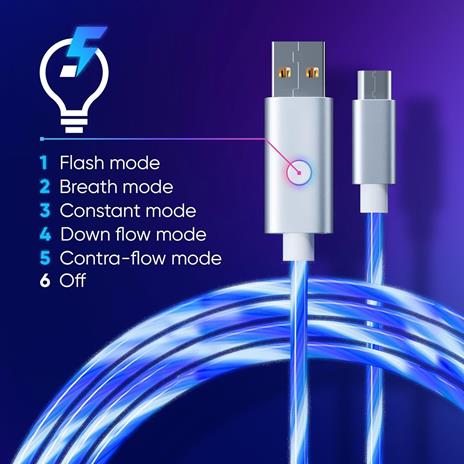 Cavo Ricarica Led Usb-c 2 Metres -  - PS4 - 2