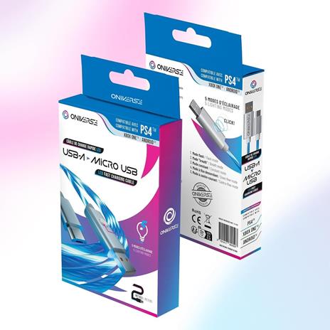 Cavo Ricarica Led Usb-c 2 Metres -  - PS4 - 6