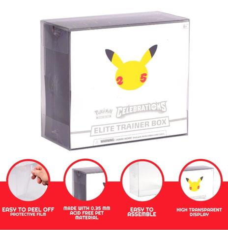 Evoretro - PET Protectors 5-Pack for Booster Boxes / Elite Trainer Boxes Ver. 2 - 2