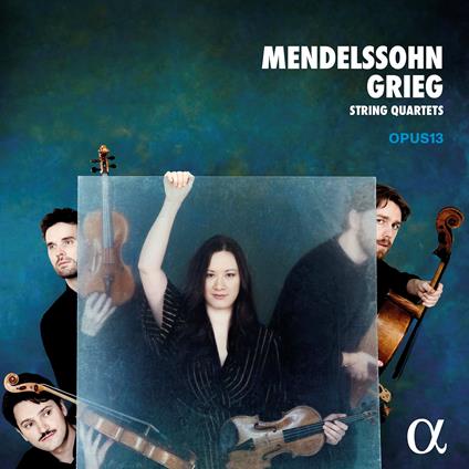 String Quartets - CD Audio di Edvard Grieg,Felix Mendelssohn-Bartholdy,Opus13
